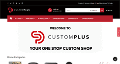 Desktop Screenshot of customplusdistributing.com