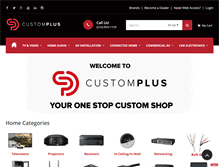 Tablet Screenshot of customplusdistributing.com